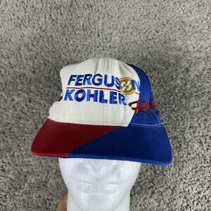 Vintage Richard Petty Racing Hat Cap Snap Back Blue White Red NASCAR Mens 90s